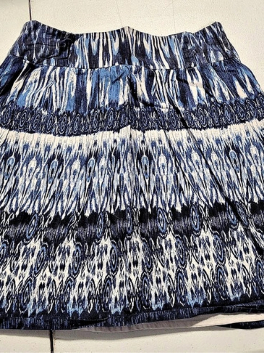 B Wear Abstract Print Mini Skirt Size 0